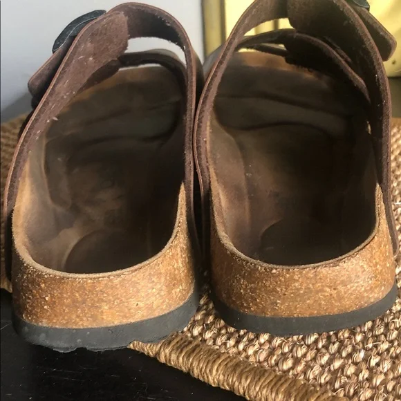 Betula Women's Brown Triple-Strap Sandals - Picture 6 of 10